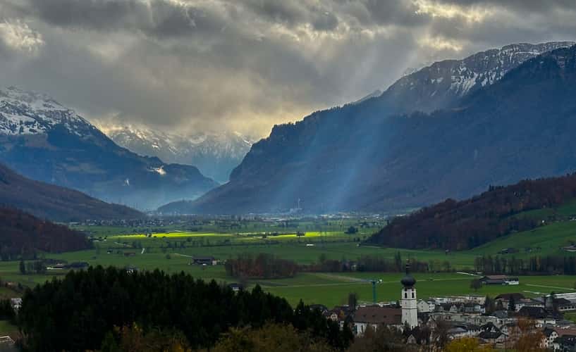 View on Kaltbrunn und Glarnerland