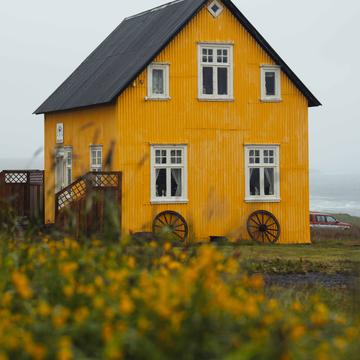 Yellow Icelandic house, Iceland