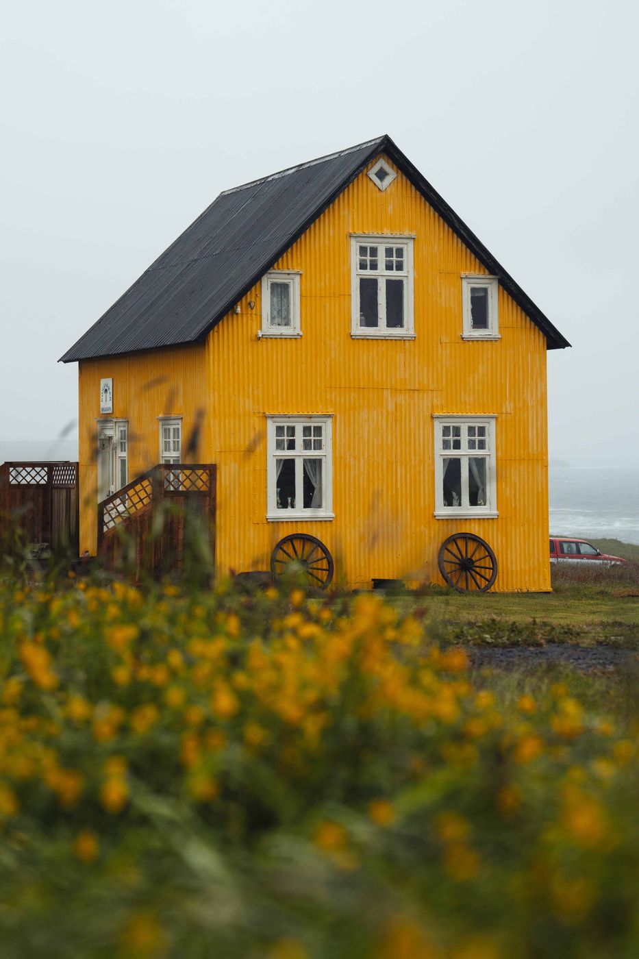 Yellow Icelandic house, Iceland
