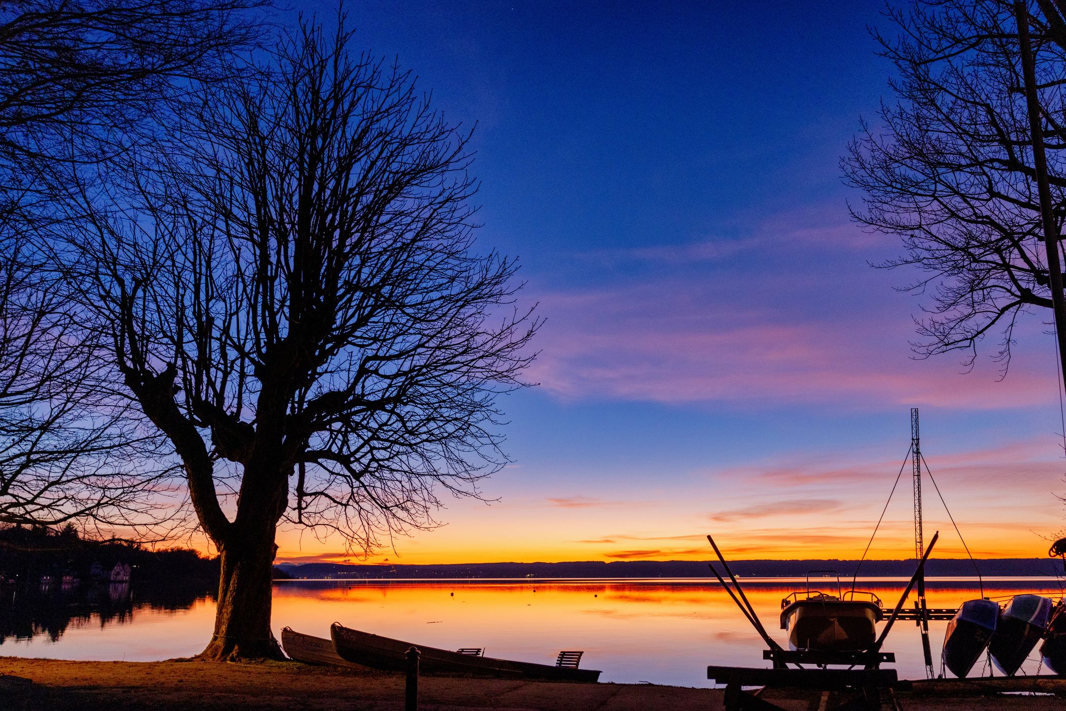 Ammersee near Herrsching, Germany