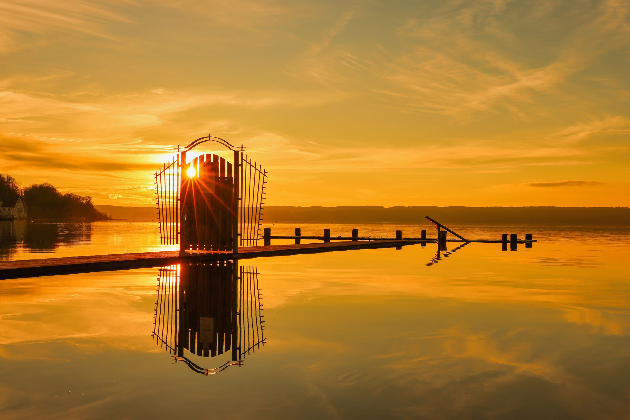 Ammersee near Herrsching, Germany