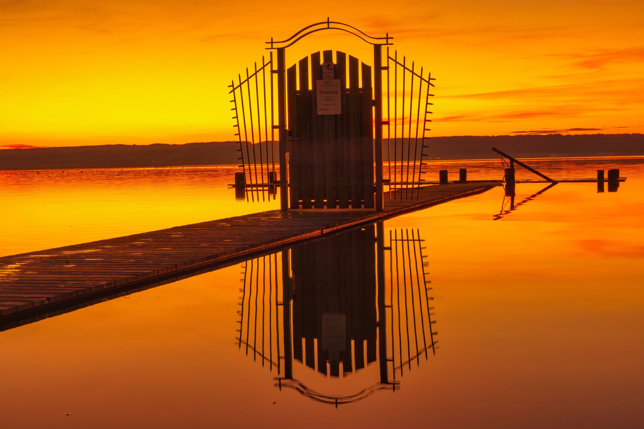 Ammersee near Herrsching, Germany