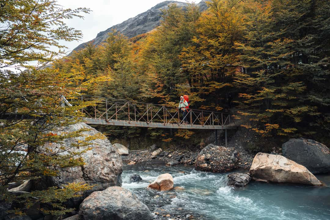 Bridge to Camp Chileno, Torres del Paine