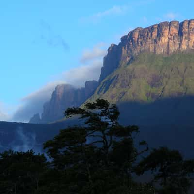 Auyan Tepui seen from Uruyen, Venezuela, Venezuela