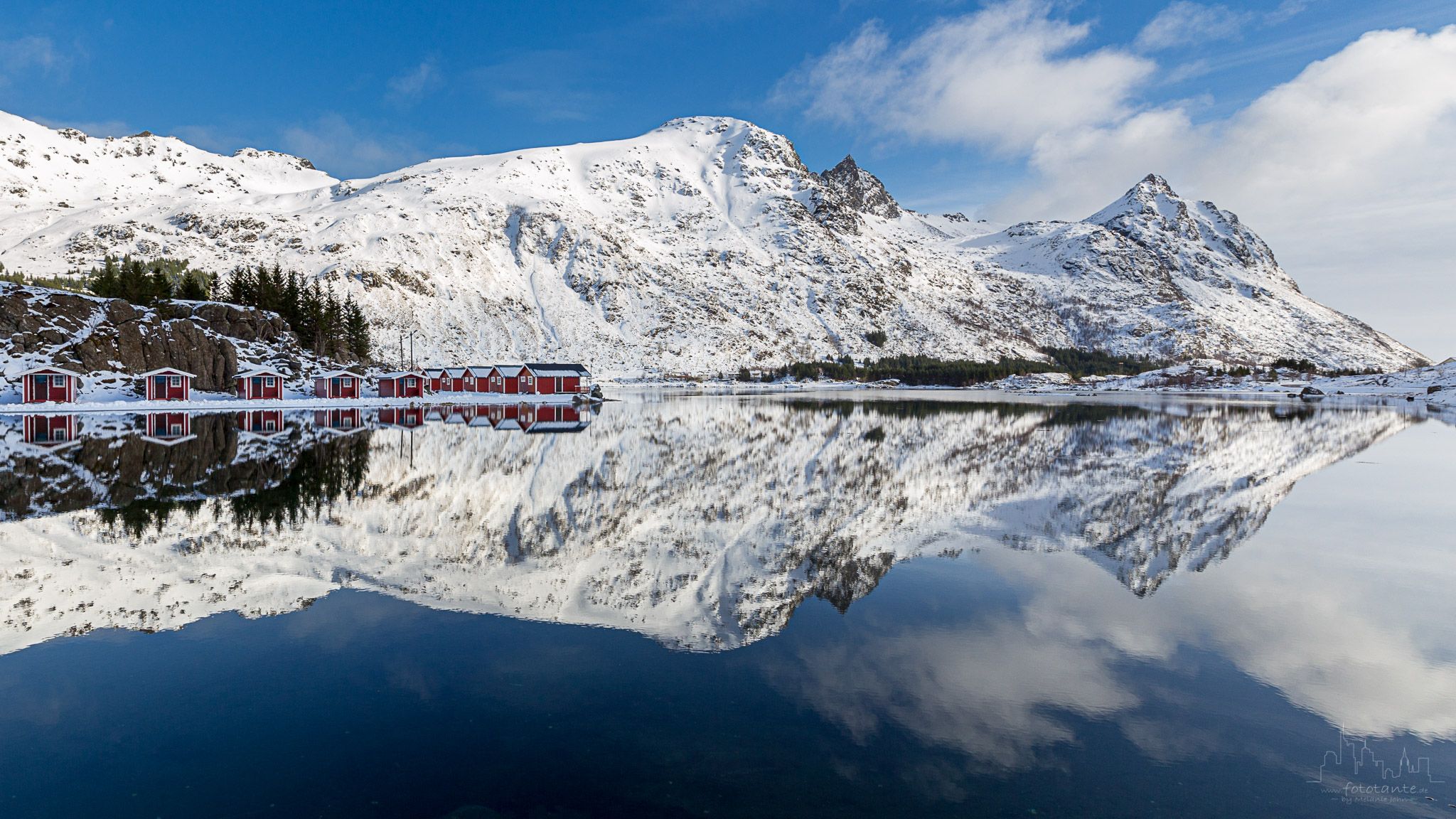 Brustranda fjord reflection, Norway