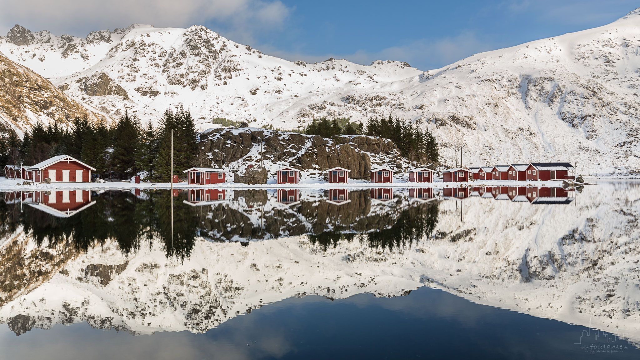Brustranda fjord reflection, Norway
