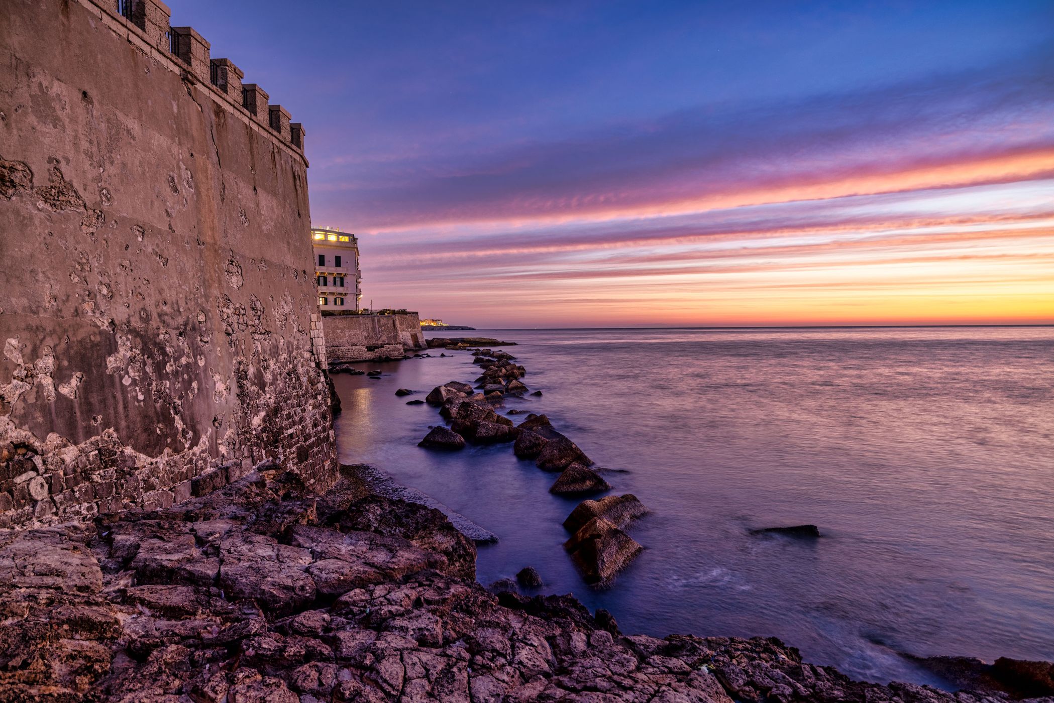 City Wall Syracuse, Sicily, Italy
