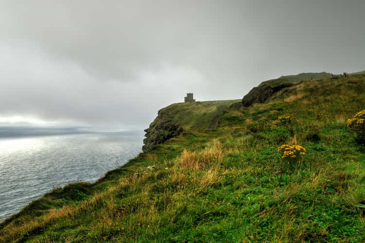 Cliffs of Moher, view to O'Briens Tower