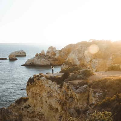 Cliffs near Praia do Submarino, South Algarve, Portugal