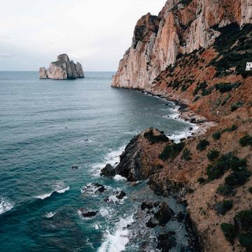 Coastline in Sardinia, Italy