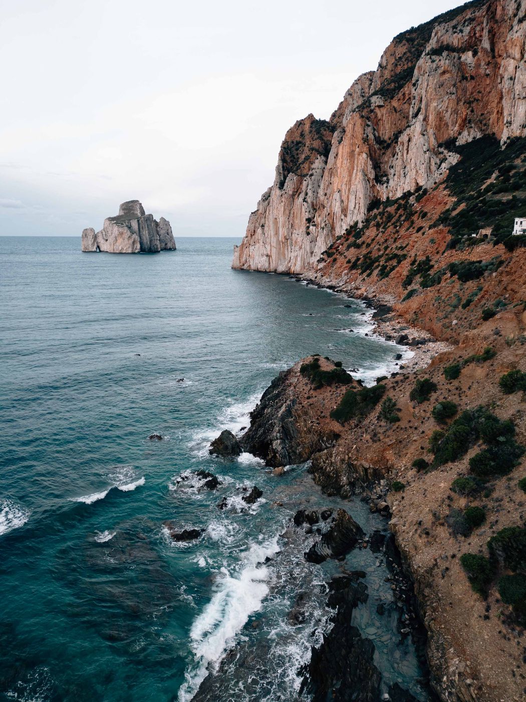 Coastline in Sardinia, Italy