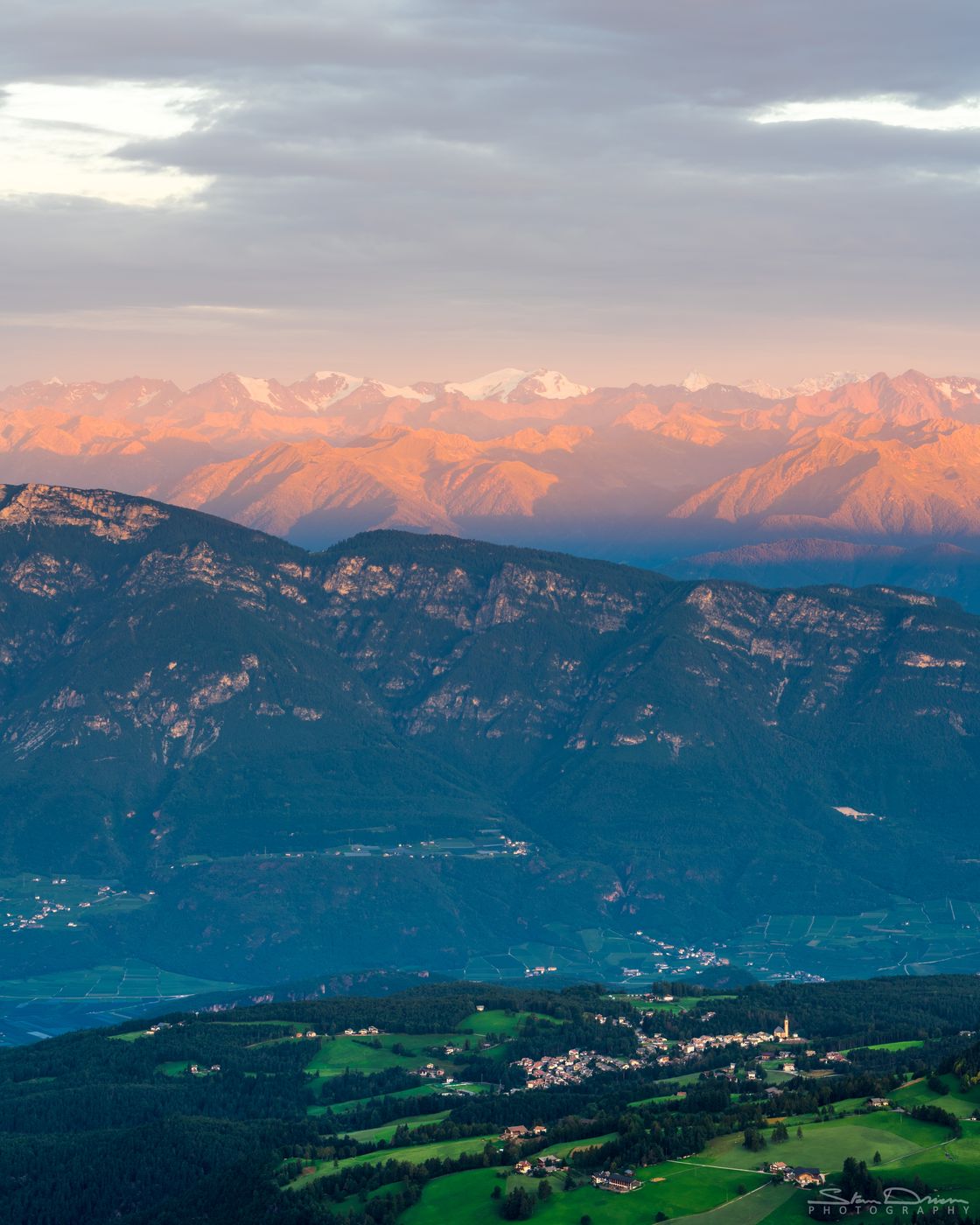 Corno Bianco sunrise, Italy
