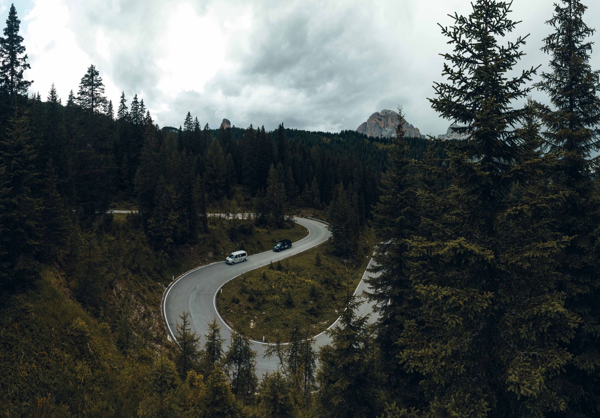 Snake road, Giau pass, Italy