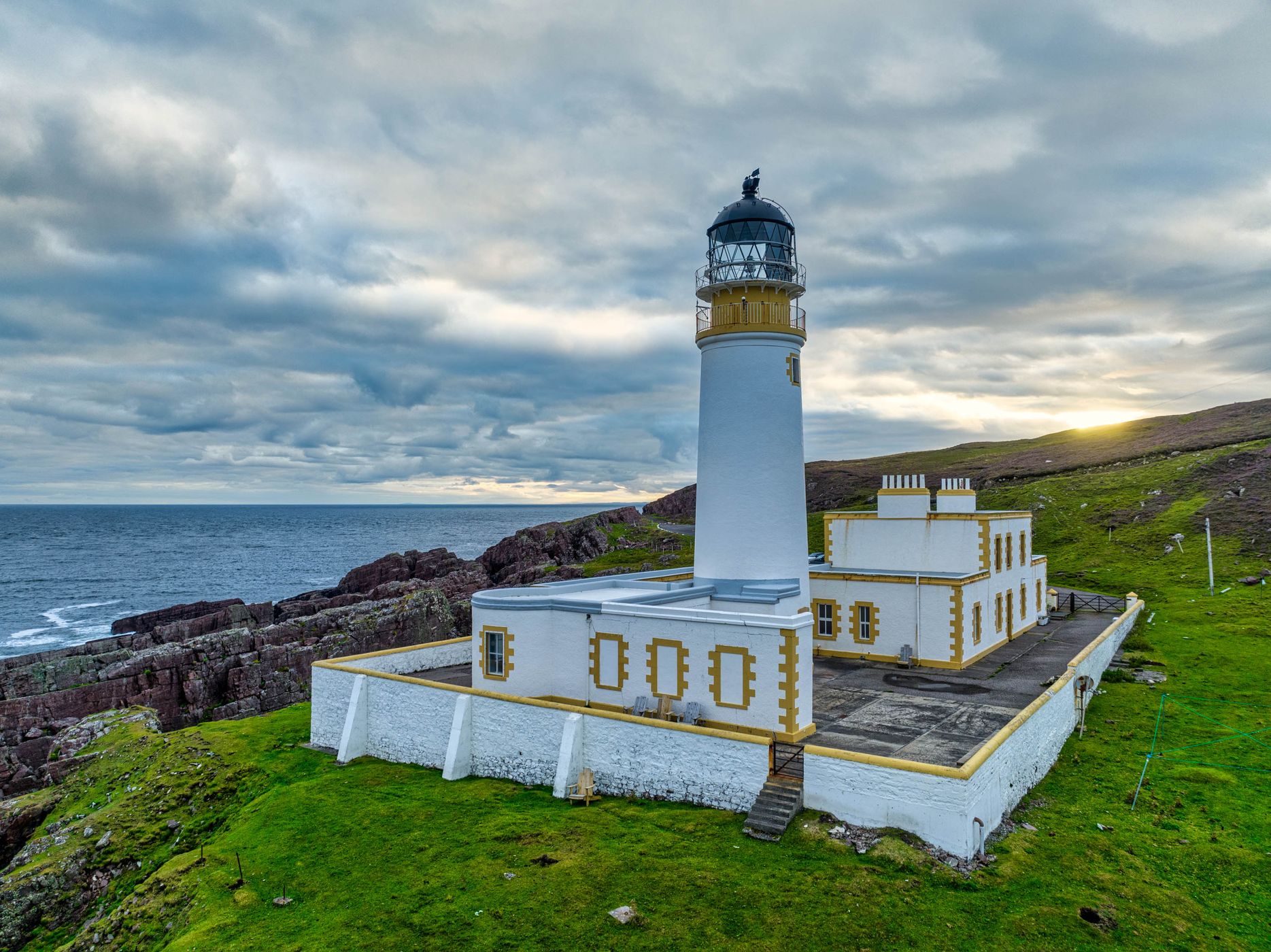 Dawn Rua Reidh Lighthouse, Gairloch, Scotland, United Kingdom