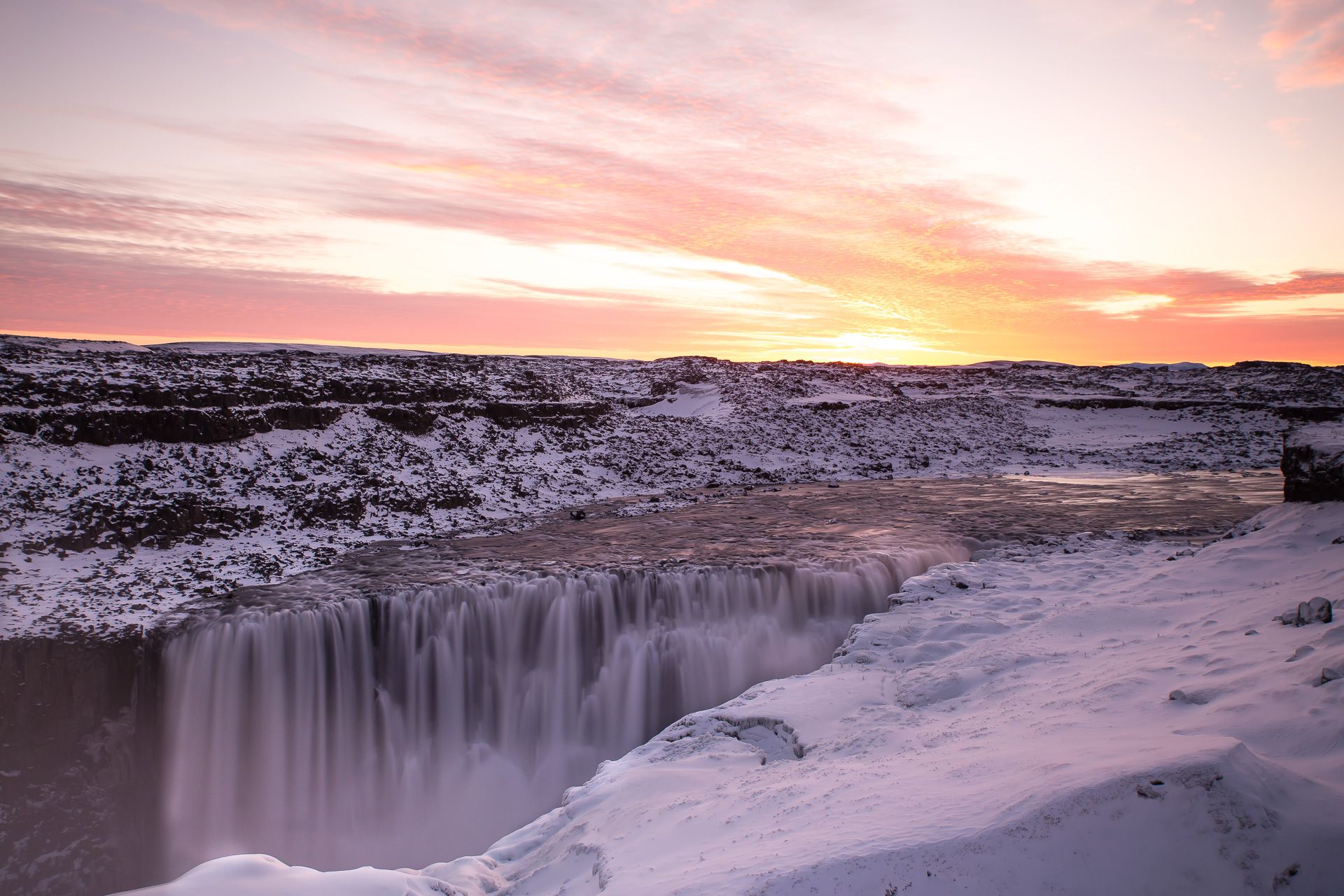 Dettifoss, western side (frontal view), Iceland