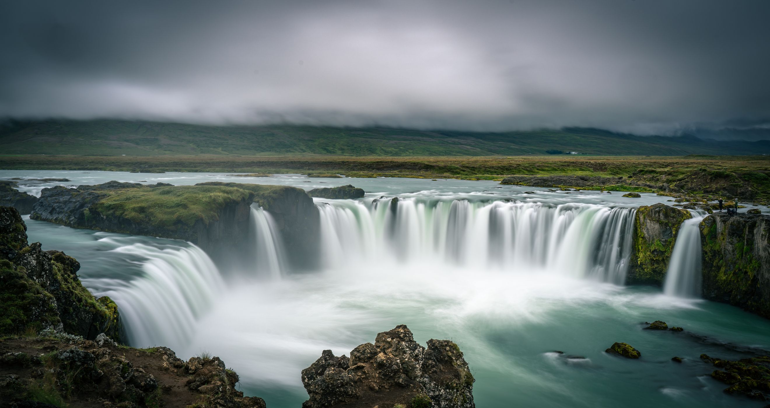 Goðafoss, South side view, Iceland
