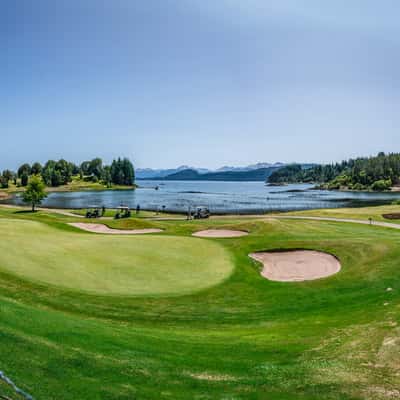 Golf course at Puerto Panuelo, Llao Llao Bariloche, Argentina
