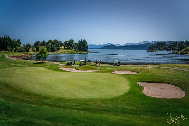 Golf course at Puerto Panuelo, Llao Llao Bariloche