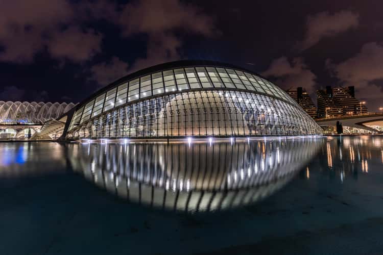 Hemisféric from the side, Valencia