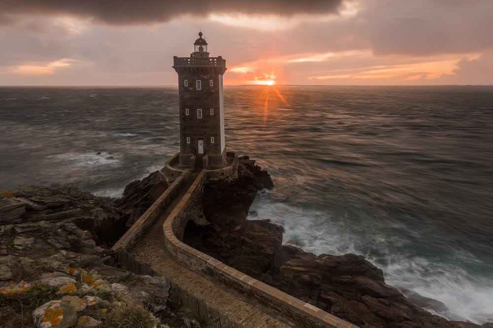 Phare de Kermorvan (lighthouse), France