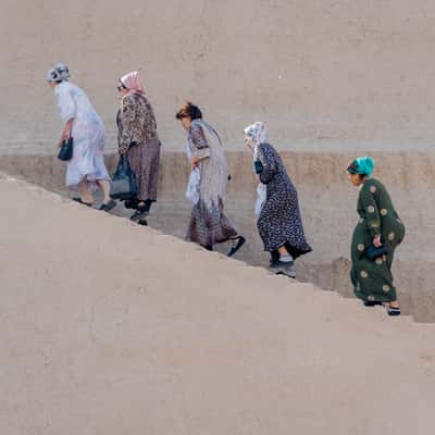 Kiva Wall Steps, Uzbekistan