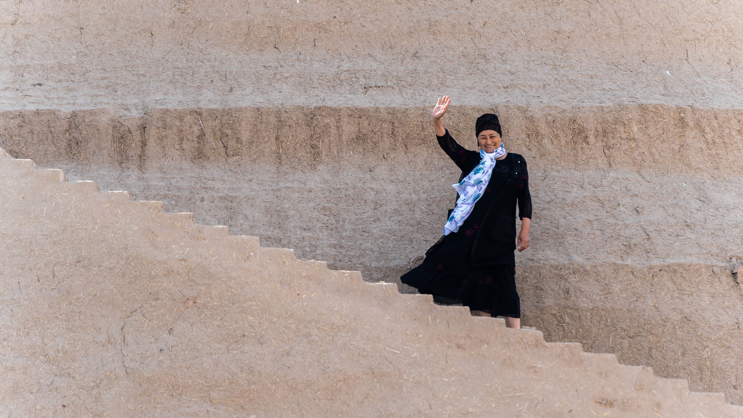 Kiva Wall Steps, Uzbekistan