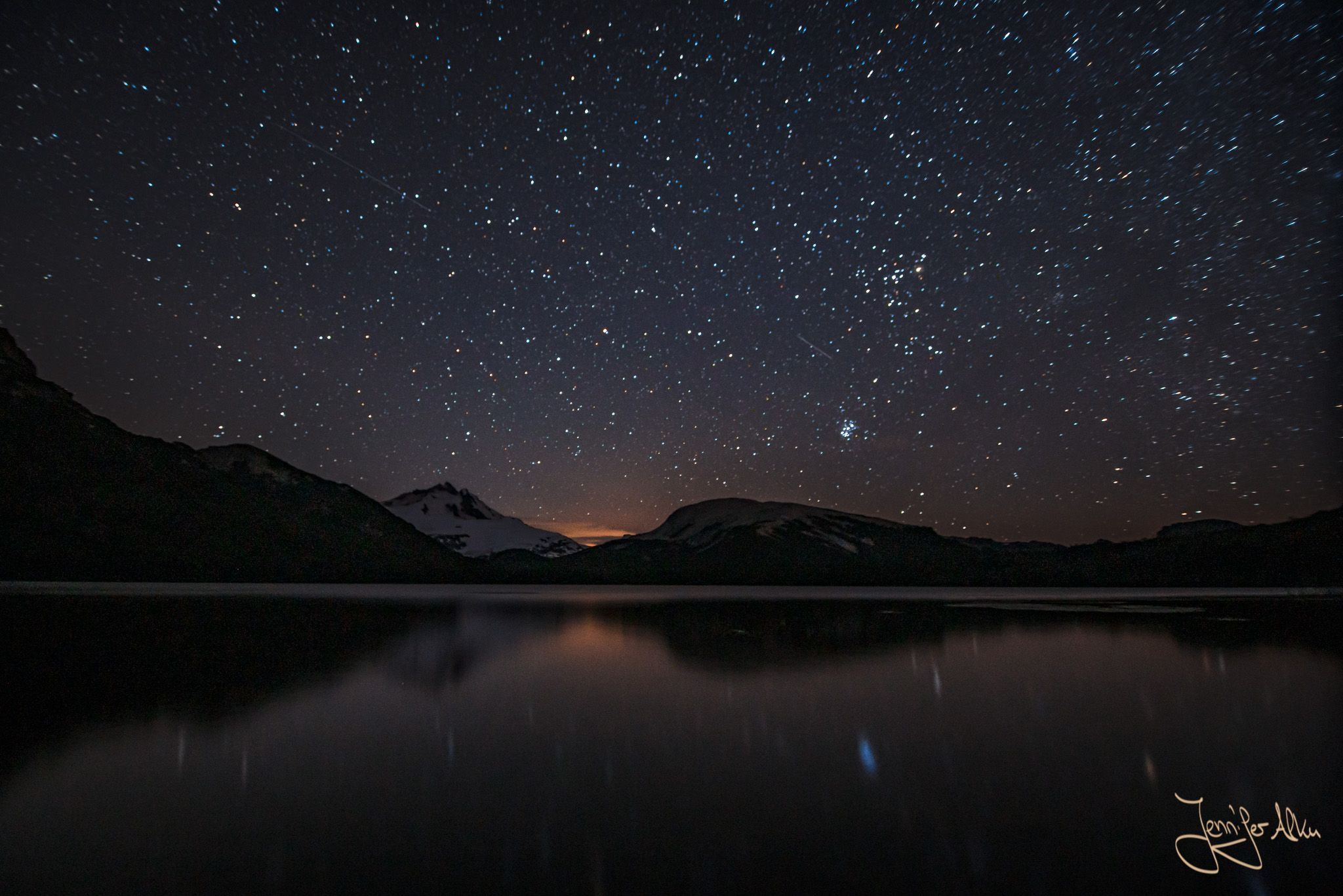 Laguna Ilon near Pampa Linda, Argentina