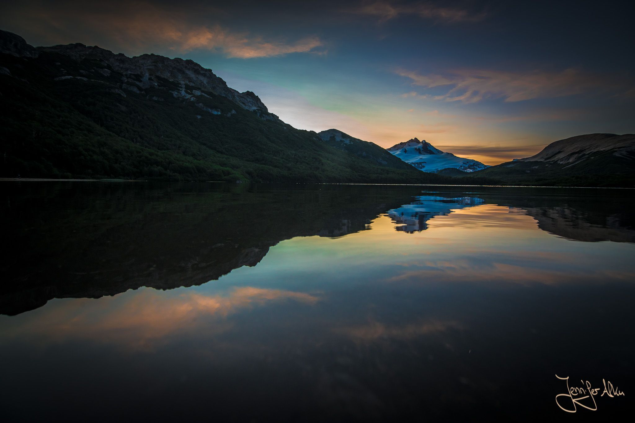 Laguna Ilon near Pampa Linda, Argentina