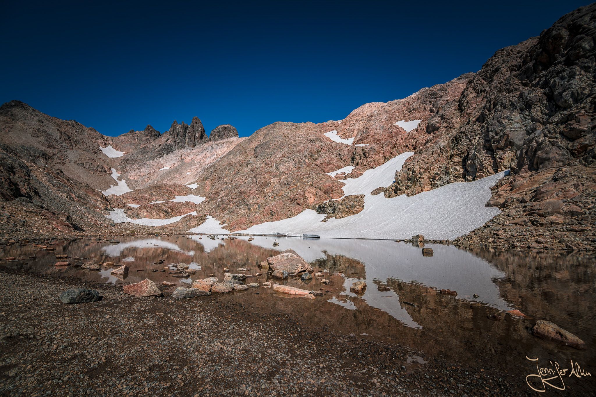 Laguna La Hoya on the way to Top of Cerro Lopez Bariloche, Argentina