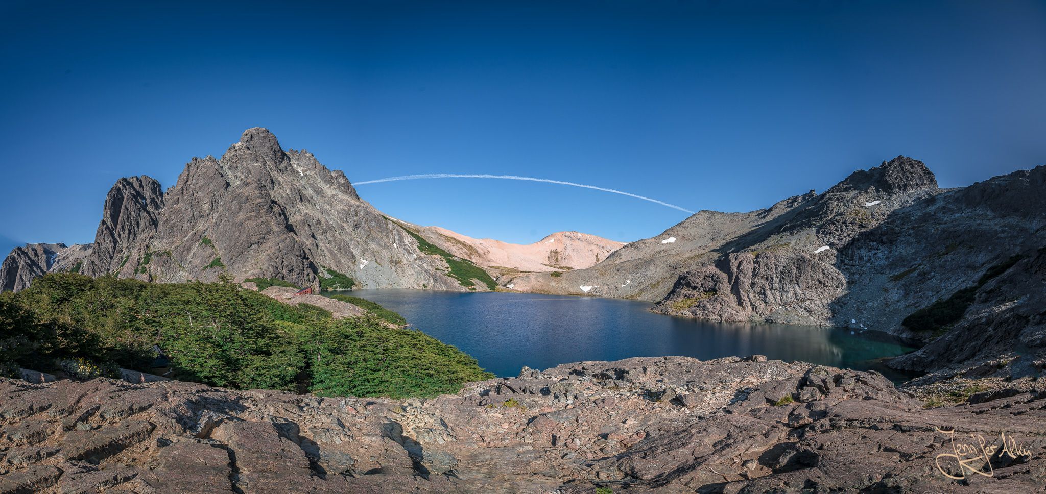 Laguna Negra near Refugio Mandredo Segre, Bariloche, Argentina