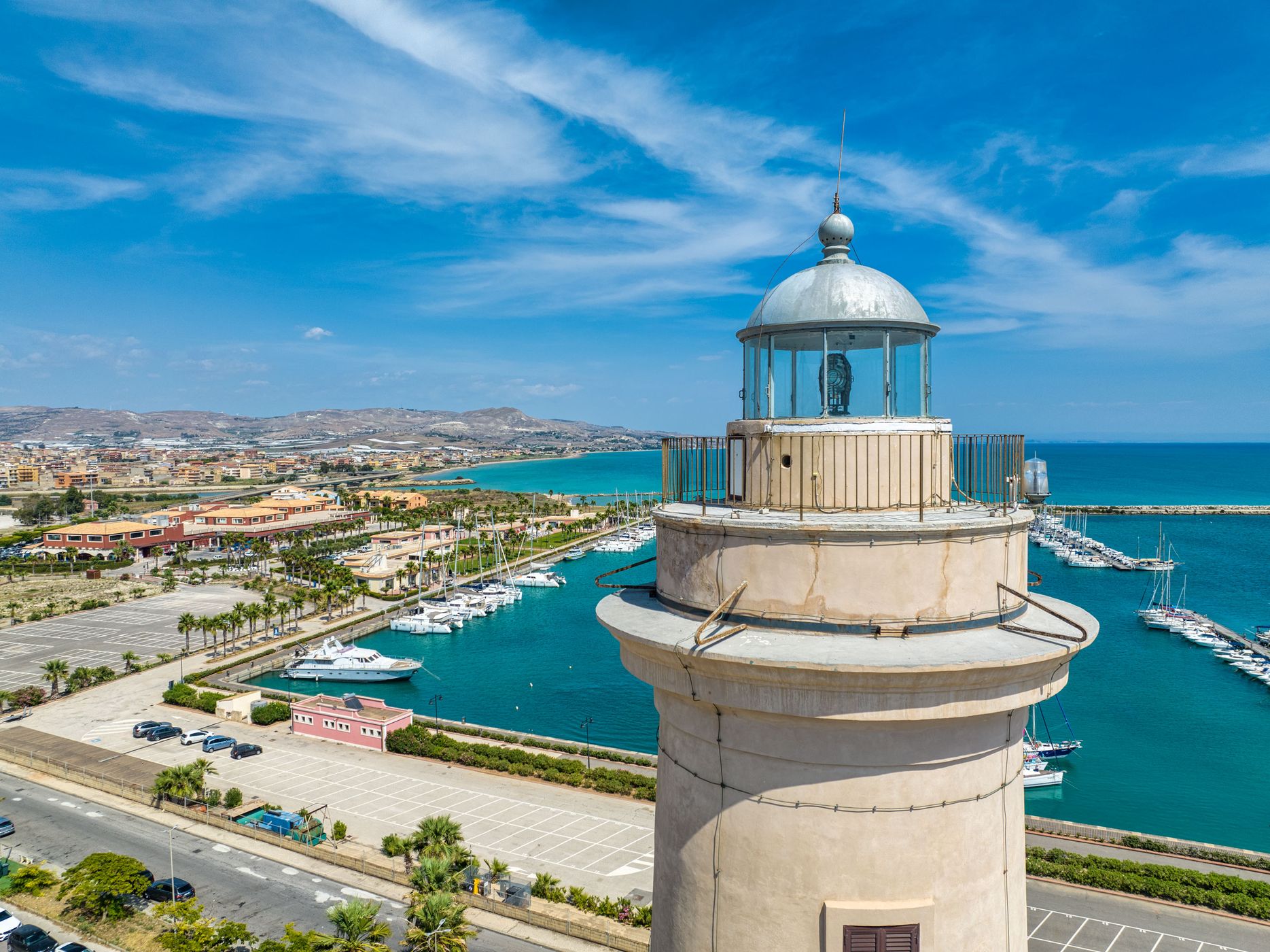 Lighthouse,  San Giacomo, Sicily, Italy