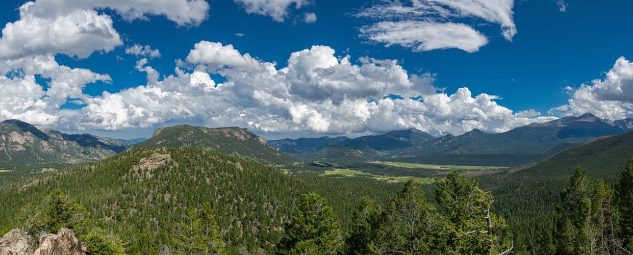 Many parks curve overlook