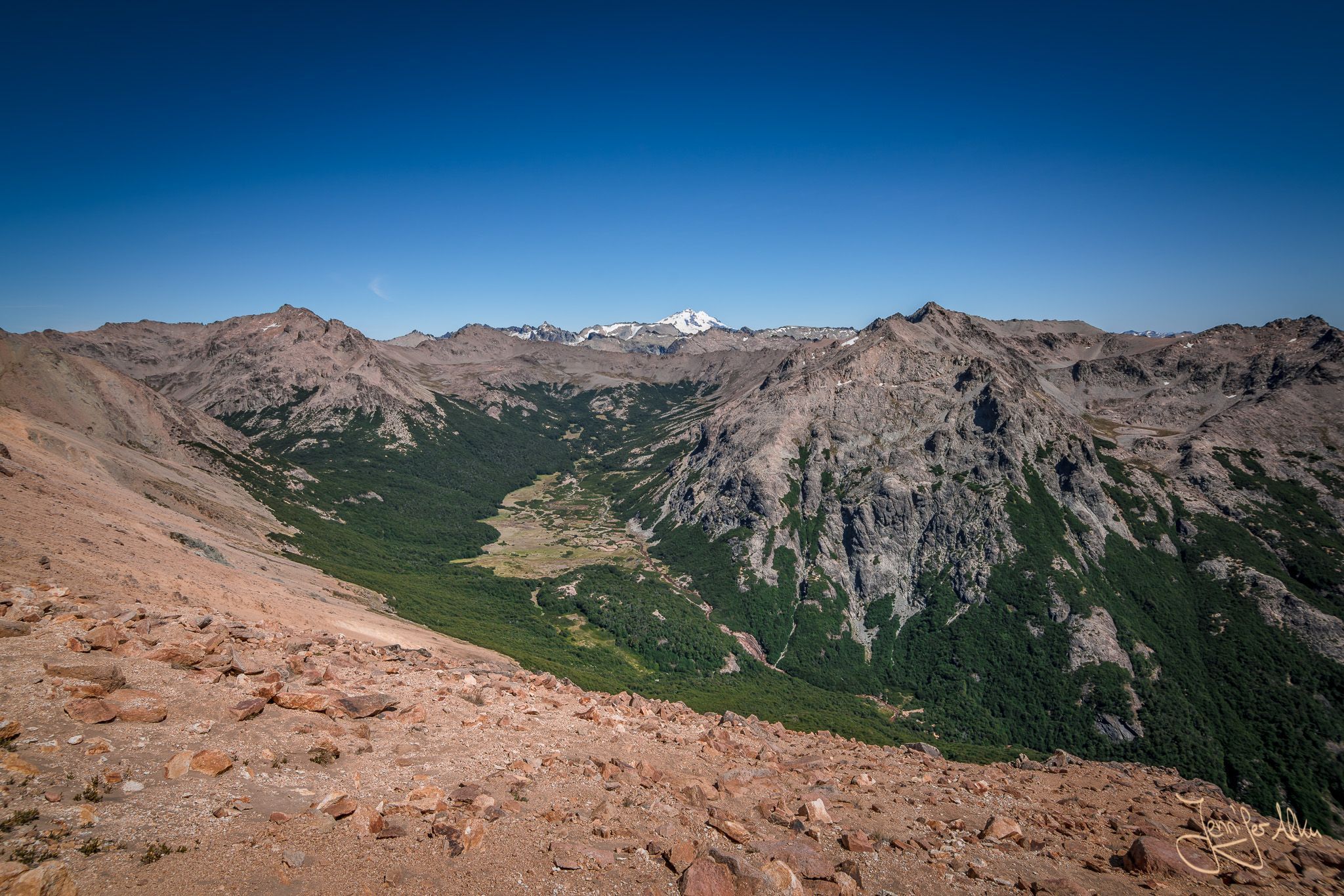 Mountain View at Cerro Catedral near Bariloche, Argentina