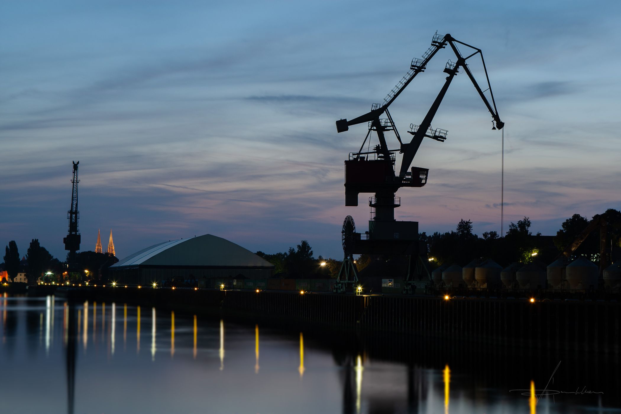 Harbour, Regensburg, Germany