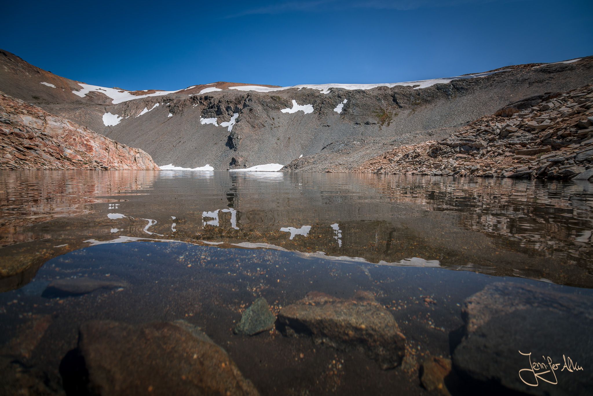 On the banks of Laguna Jujuy, Argentina