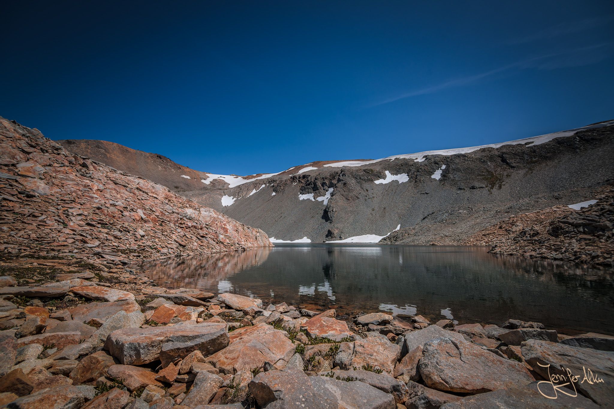 On the banks of Laguna Jujuy, Argentina