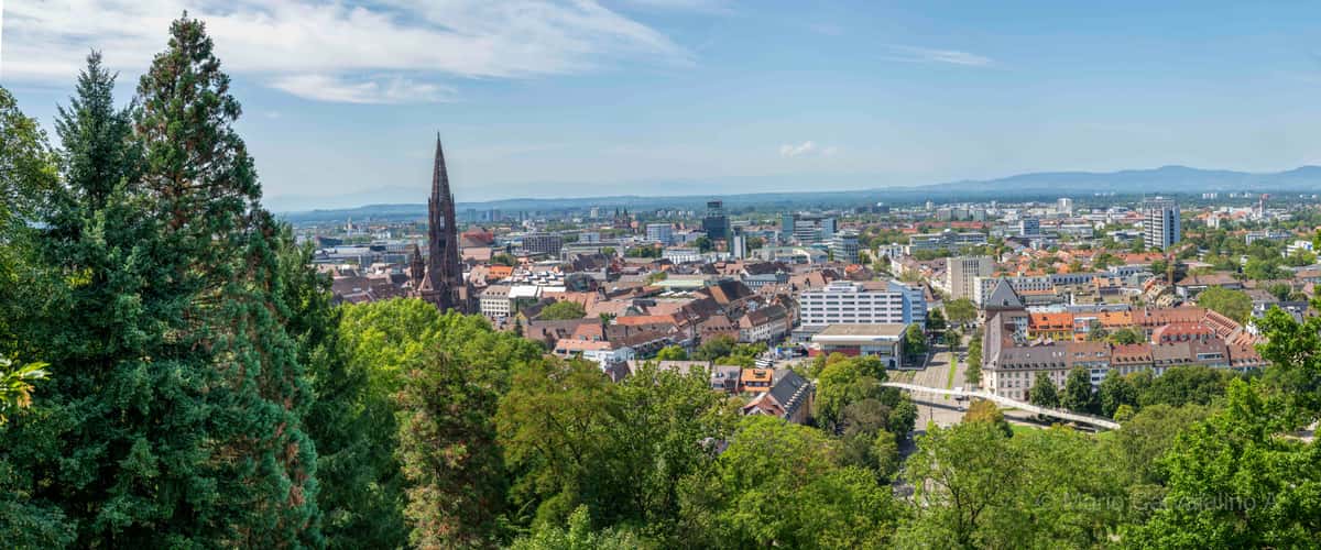 Pano of Freiburg in Breisnau