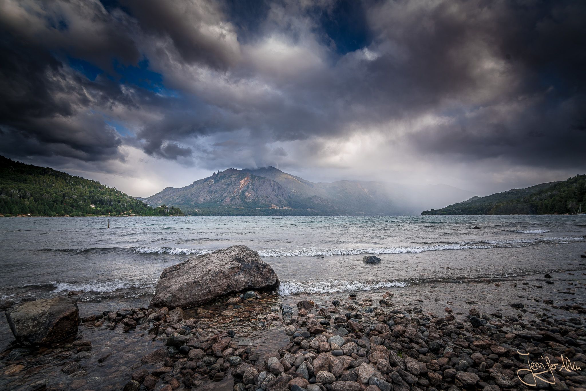 Playa Lago Gutierrez near Bariloche, Argentina