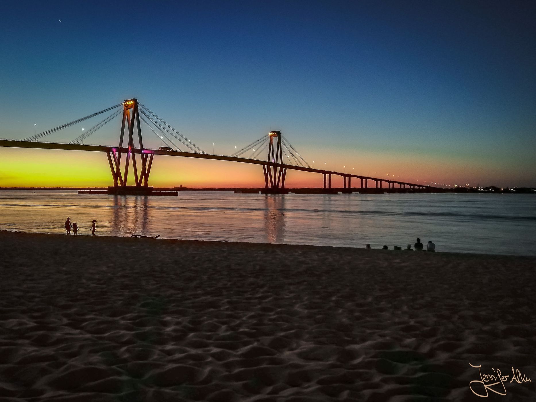 Puente General Manuel Belgrano in Corrientes, Argentina