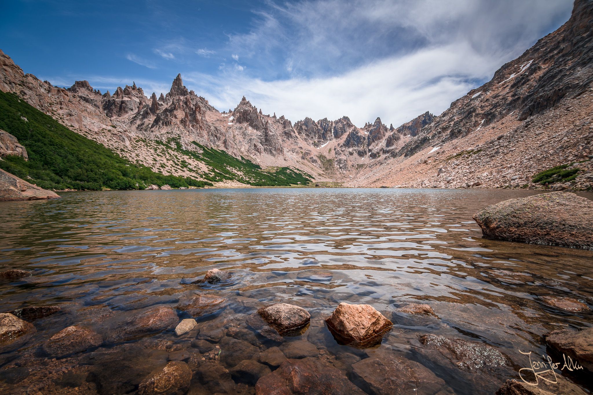 Refugio Frey and Laguna Toncek near Bariloche, Argentina