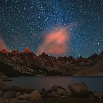 Refugio Frey and Laguna Toncek near Bariloche, Argentina