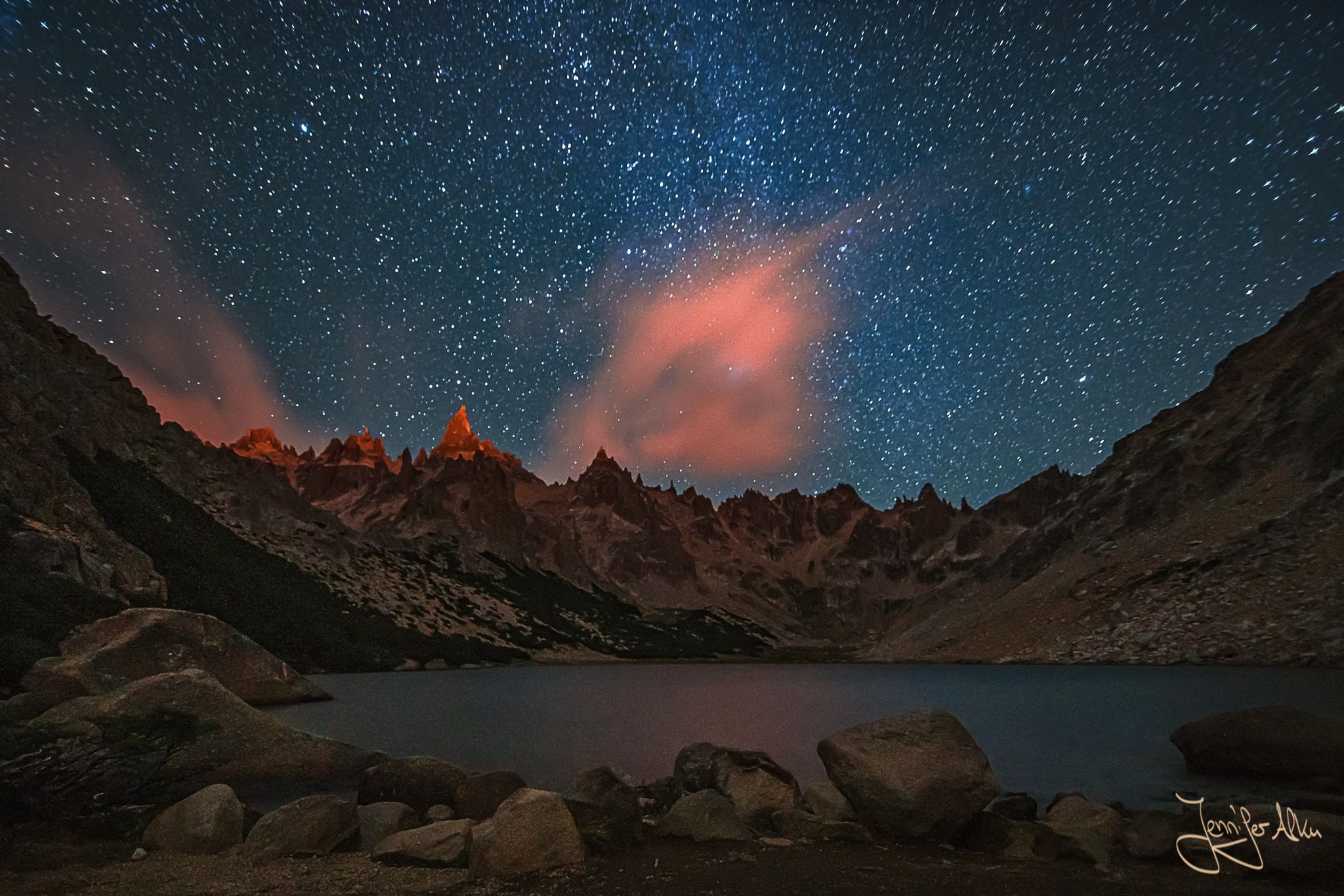 Refugio Frey and Laguna Toncek near Bariloche, Argentina