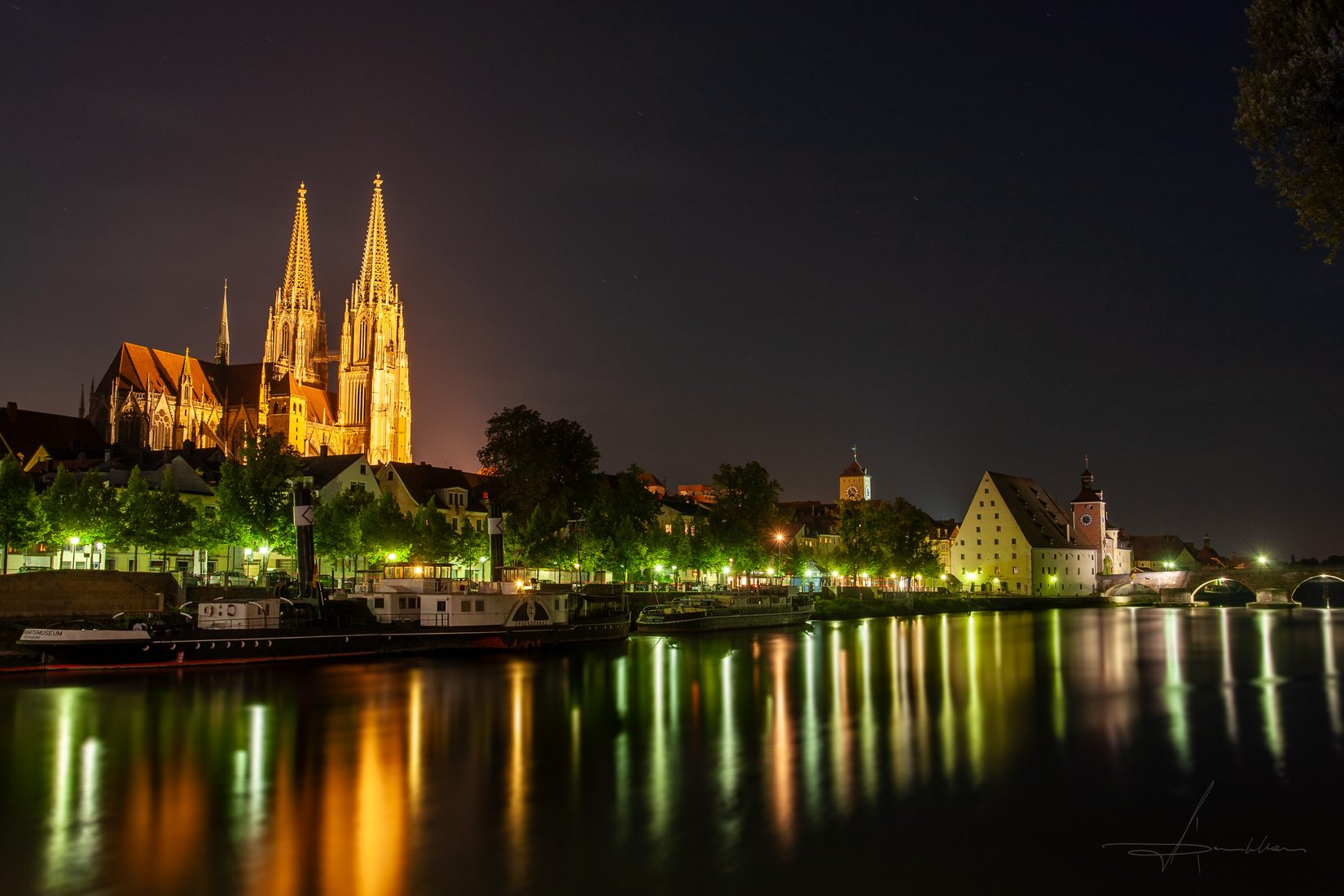 Regensburg Donau Bridge, Germany