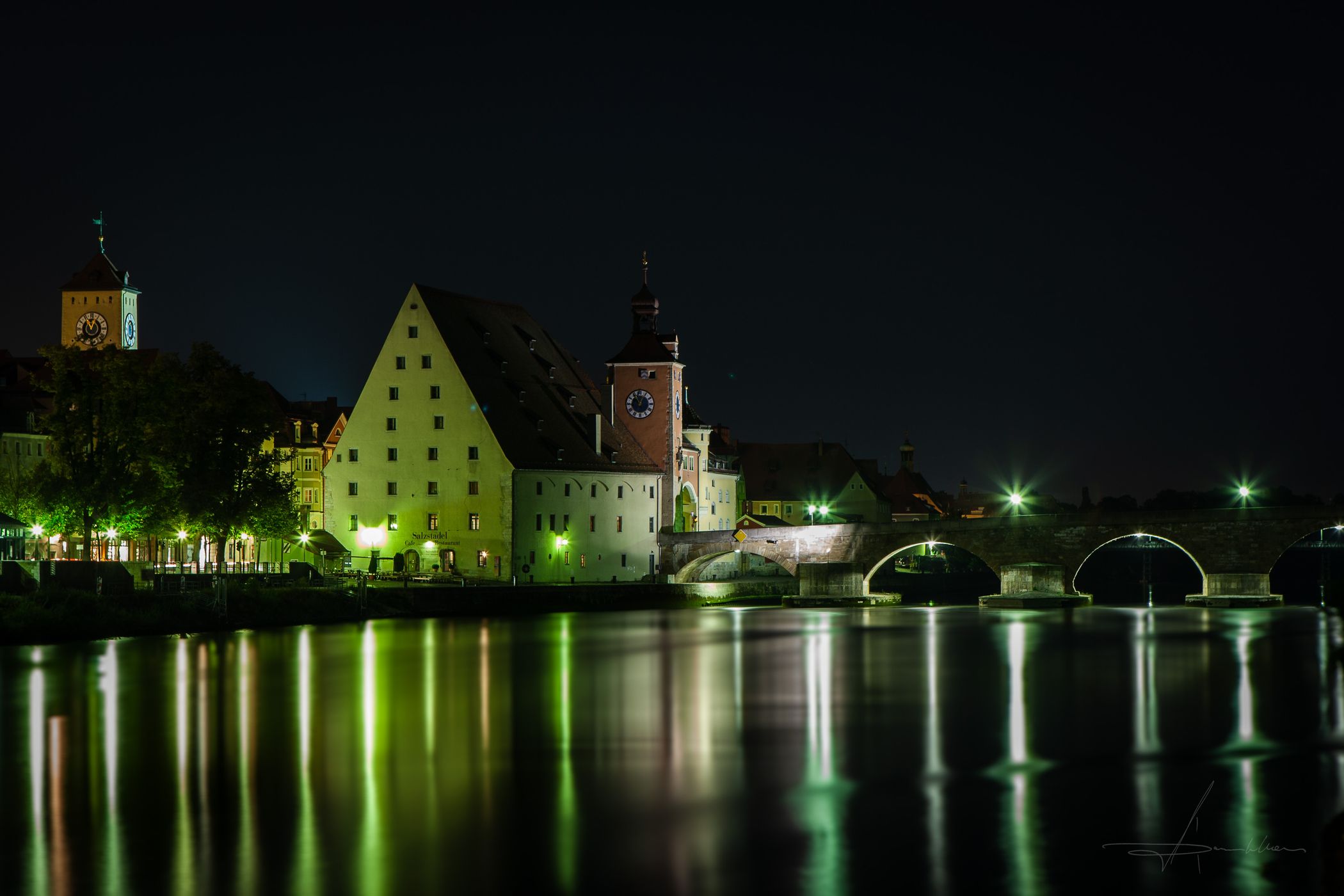Regensburg Donau Bridge, Germany