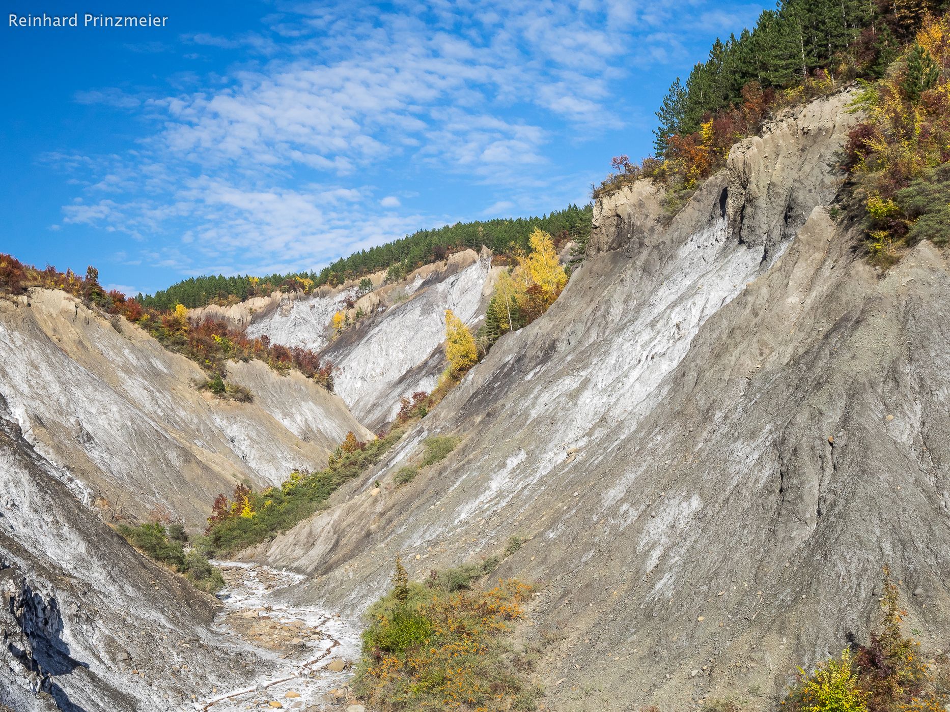 Salt river near Lopătari, Romania