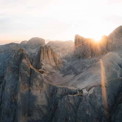 Santnerpass hut, Santnerpasshütte, Italy