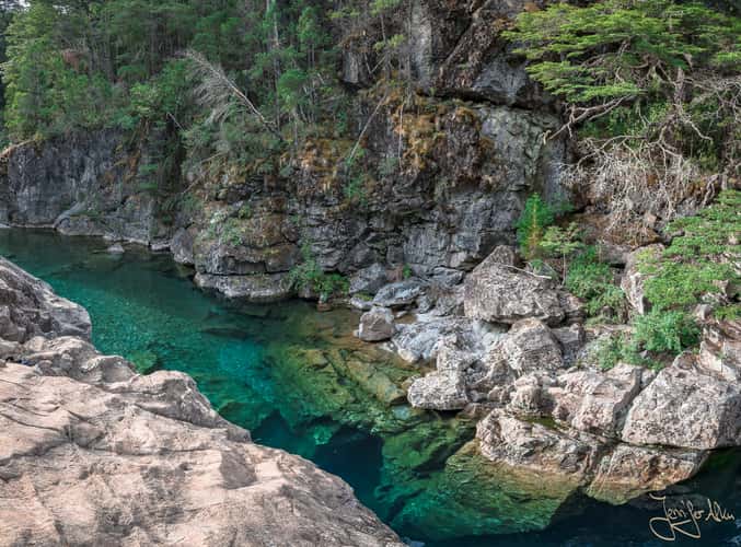 The Cajon del Azul gorge, El Bolson