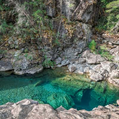 The Cajon del Azul gorge, El Bolson, Argentina