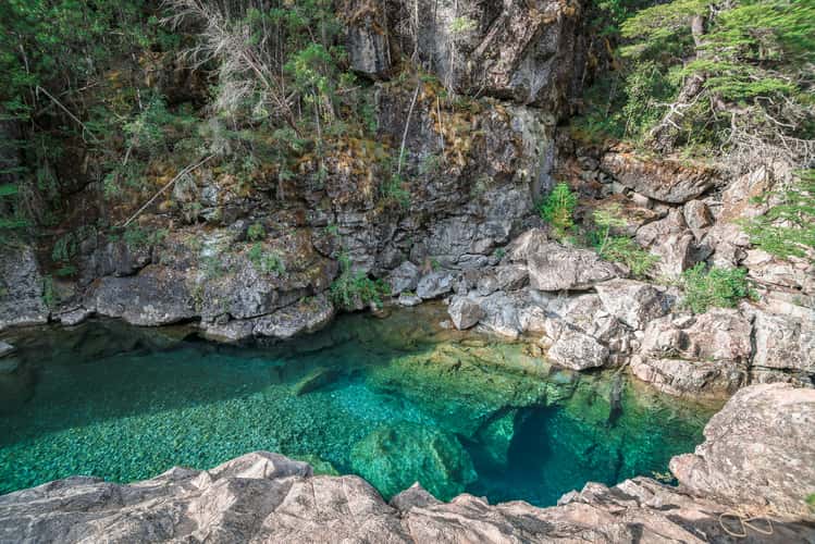 The Cajon del Azul gorge, El Bolson
