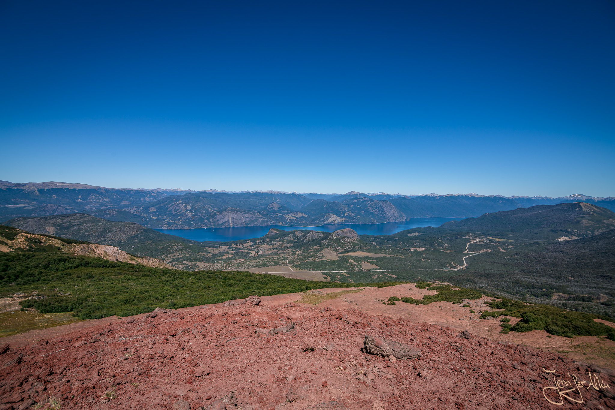 Top of Cerro Colorado near San Martin de Los Andes, Argentina